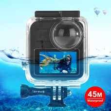 Puluz 45m Case de buceo de carcasa impermeable submarina para GoPro Max, con hebilla de montaje básico y tornillo