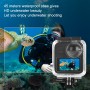 Puluz 45 m podwodna wodoodporna obudowa nurkowania dla GoPro Max, z podstawową klamrą i śrubą