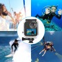 Puluz 45 m Unterwasser wasserdichtes Gehäuse Tauchkoffer für GoPro Max mit Schnalle Basic Mount & Screw