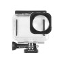 Puluz 40m Custodia protettiva per alloggi impermeabili con cornice di base e vite per GoPro Hero11 Black / Hero10 Black / Hero9 Black Max Lens Mod (trasparente)