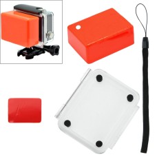 Floaty Sponge Waterproof Case Backdoor Cover with Adhesive Sticker + Lanyard for SJ4000 / SJ5000 / SJ6000