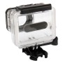 Caso de protección de la carcasa impermeable para la cámara GoPro Hero3 (negro + transparente)