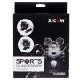 Kits de caja de protección de vivienda impermeable submarina con cargador de automóvil para SJCAM SJ5000 / SJ5000 Plus / SJ5000 Wifi Sport Camera