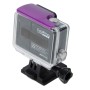 TMC CLIP PORTA DI ALLUMINO DI ALLUMINO CNC per GoPro Hero4 /3+(Purple)