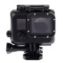 黑色版本的防水外壳保护套，带扣基本坐骑，用于GoPro Hero4 /3+（黑色）
