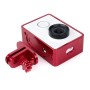TMC Lightweight CNC Aluminium Headset Mount pour xiaomi yi sport caméra (rouge)