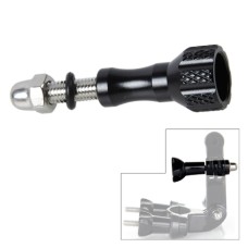 TMC Aluminum Mini Thumb Knob Stainless Bolt Screw for for GoPro Hero11 Black / HERO10 Black / HERO9 Black /HERO8 / HERO7 /6 /5 /5 Session /4 Session /4 /3+ /3 /2 /1 / Max, DJI OSMO Action and Other Action Cameras, Length: 5cm(Black)