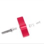 10PCS T-shaped Screw Multi-directional Adjustment Hand Screw Aluminum Alloy Handle Screw, Specification:M4(Red)