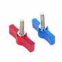 10PCS T-shaped Screw Multi-directional Adjustment Hand Screw Aluminum Alloy Handle Screw, Specification:M6(Blue)