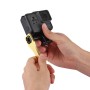 Puluz CNC Aluminiumlegierung straffen Schrauben Cap Wrench Tool für GoPro Hero11 Black /Hero10 Black /Hero9 Black /Hero8 /Hero7 /6/5 /5 Session /4 Session /4/3+ /3/2/1, Xiaoyi und andere Aktionen Kameras (Gold)