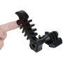 TMC Fishbone Style Aluminium Tighten Wrench Nut Spanner Thumb Screw Tool for for GoPro Hero11 Black / HERO10 Black / HERO9 Black /HERO8 / HERO7 /6 /5 /5 Session /4 Session /4 /3+ /3 /2 /1 / Max, DJI OSMO Action and Other Action Cameras(Black)