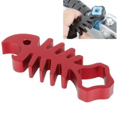 TMC Fishbone Style Aluminium Tighten Wrench Nut Spanner Thumb Screw Tool for for GoPro Hero11 Black / HERO10 Black / HERO9 Black /HERO8 / HERO7 /6 /5 /5 Session /4 Session /4 /3+ /3 /2 /1 / Max, DJI OSMO Action and Other Action Cameras(Red)