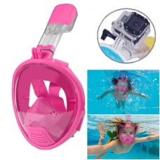Děti potápěčské vybavení Full Face Design Snorkel Mask pro GoPro Hero11 Black /Hero10 Black /Hero9 Black /Hero8 /Hero7 /6/5/5 sezení /4 sezení /4/3+ /3/2/1, Insta360 One R, DJI OSMO Akce a další akční kamery (růžová)