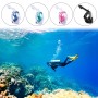 PULUZ 260mm Tube Water Sports Diving Equipment Full Dry Snorkel Mask for GoPro Hero11 Black / HERO10 Black / HERO9 Black /HERO8 / HERO7 /6 /5 /5 Session /4 Session /4 /3+ /3 /2 /1, Insta360 ONE R, DJI Osmo Action and Other Action Cameras, S/M Size(Black)