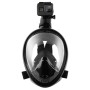 PULUZ 260mm Tube Water Sports Diving Equipment Full Dry Snorkel Mask for GoPro Hero11 Black / HERO10 Black / HERO9 Black /HERO8 / HERO7 /6 /5 /5 Session /4 Session /4 /3+ /3 /2 /1, Insta360 ONE R, DJI Osmo Action and Other Action Cameras, L/XL Size(Black)