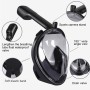 PULUZ 220mm Tube Water Sports Diving Equipment Full Dry Snorkel Mask for GoPro Hero11 Black / HERO10 Black / HERO9 Black /HERO8 / HERO7 /6 /5 /5 Session /4 Session /4 /3+ /3 /2 /1, Insta360 ONE R, DJI Osmo Action and Other Action Cameras, S/M Size(Black)