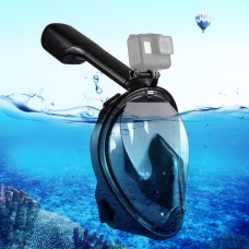 Puluz 220 mm Tube Water Sports Nurving Sprzęt Pełna sucha maska ​​z rurką do GoPro Hero11 Czarna /bohater0 Black /Hero9 Black /Hero8 /Hero7 /6/5/5 Sesja /4 Sesja /4/3+ /2/1, Insta360 One R. , DJI Osmo Action i inne kamery akcji, rozmiar L/XL (czarny)