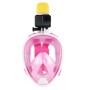 Puluz 220mm toru veespordi sukeldumise seadmed Täielik kuiv snorkeli mask GoPro Hero11 must /Hero10 must /hero9 must /kangelane8 /kangelane /6/5/5 , DJI Osmo tegevus ja muud tegevuskaamerad, L/XL suurus (roosa)