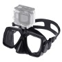 PuLuz Water Sports Diving Equipment Diving Mask Swimming Glass för GoPro Hero11 Black /Hero10 Black /Hero9 Black /Hero8 /Hero7 /6/5/5 Session /4 Session /4/3+ /3/2, Insta360 One R, DJI Osmo Action och andra actionkameror (svart)