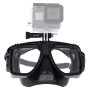 PULUZ Water Sports Diving Equipment Diving Mask Swimming Glasses for GoPro Hero11 Black / HERO10 Black / HERO9 Black /HERO8 / HERO7 /6 /5 /5 Session /4 Session /4 /3+ /3 /2 /1, Insta360 ONE R, DJI Osmo Action and Other Action Cameras(Black)