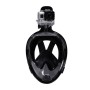 Water Sports Diving Equipment Full Dry Diving Mask Swimming Glasses for GoPro HERO11 Black/HERO10 Black / HERO9 Black / HERO8 Black / HERO6/ 5 /5 Session /4 /3+ /3 /2 /1, L Size(Black)
