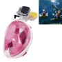 Vodní sportovní potápěčské vybavení plné suché potápěčské masky plavecké brýle pro GoPro Hero11 Black /Hero10 Black /Hero9 Black /Hero8 Black /Hero6 /5/5 Session /4/3+ /3/2/1, velikost L (růžová)