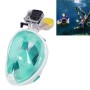 Vodní sportovní potápěčské vybavení plné suché potápěčské masky plavecké brýle pro GoPro Hero11 Black /Hero10 Black /Hero9 Black /Hero8 Black /Hero6 /5/5 sezení /4/3+ /3/2/1, velikost L (světle zelená)