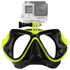 Water Sports Diving Equipment Diving Mask Swimming Glasses for GoPro Hero11 Black / HERO10 Black / HERO9 Black /HERO8 / HERO7 /6 /5 /5 Session /4 Session /4 /3+ /3 /2 /1, Insta360 ONE R, DJI Osmo Action and Other Action Cameras(Green)