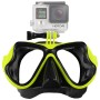 Vattenssportdykningsutrustning Dykning Mask Swimming Glass för GoPro Hero11 Black /Hero10 Black /Hero9 Black /Hero8 /Hero7 /6/5/5 Session /4 Session /4/3+ /3/2 /1, Insta360 One R, DJI Osmo Action och andra actionkameror (grönt)