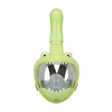 Cartoon Kids Full Dry Diving Mask Swimming Anti-Fog Snorkeling Mask, Size: XS(Dinosaur)