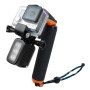 TMC HR391 Slutarutlösare flytande handgrepp /dykning surfing flytkraft med justerbar anti-förlorad handband för GoPro Hero4 /3+ /3, Xiaomi Xiaoyi sportkamera (orange)