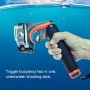Shutter Trigger + Floating Hand Grip Diving Buoyancy Stick with Adjustable Anti-lost Strap & Screw & Wrench for GoPro HERO8 Black