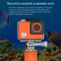 Original Xiaomi Youpin SEABIRD 30m IP67 Waterproof High Light Lens Waterproof Case + Foam Floating Non-slip Handle Floating Rod Camera Diving Set(Orange)