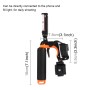 PULUZ 3 in 1 Pistol Trigger Set (Shutter Trigger + Phone Clamp + Floating Hand Grip Diving Buoyancy Stick) with Adjustable Anti-lost Strap & Screw & Tripod Adapter for iPhone, Galaxy, Sony, and other Smartphones, GoPro