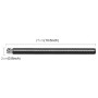 PULUZ 275mm Aluminum Alloy Carbon Fiber Floating Buoyancy Selfie-stick Extension Arm Rods for GoPro Hero11 Black / HERO10 Black / HERO9 Black /HERO8 / HERO7 /6 /5 /5 Session /4 Session /4 /3+ /3 /2 /1, Insta360 ONE R, DJI Osmo Action and Other Action Came
