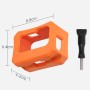 EVA Floaty Case for GoPro HERO10 Black / HERO9 Black (Orange)