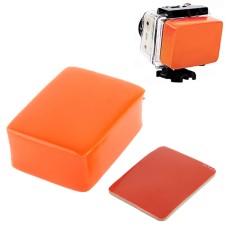 ST-46 Floaty Backdoor with 3M Sticker for GoPro  NEW HERO /HERO6  /5 /5 Session /4 Session /4 /3+ /3 /2 /1, Xiaoyi and Other Action Cameras(Orange)