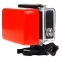 Задна плаваща гъба със стикер за GoPro Hero11 Black /Hero10 Black /Hero9 Black /Hero8 /Hero7 /6/5/5 сесия /4 сесия /4/3+ /3/2/1, Insta360 One R, DJI Osmo Action и други Екшън камери (червени)
