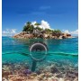 Verschlussauslöser + Dome-Port-Objektiv transparente Abdeckung + schwimmender Handgriff Diving Auftriebsstift mit einstellbarem Anti-Lost-Gurt & Schraube & Schraubenschlüssel für GoPro Hero7 /6/5