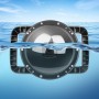 拍摄TGP548圆顶端口水下潜水摄像头镜头透明盖外壳套Gopro Hero8黑色