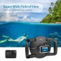 Shoot TGP548 Dome Port sous-marin de la caméra de plongée Camerie de couverture transparente Cadre de boîtier pour GoPro Hero8 Black