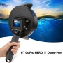 Skjut XTGP376B Dome Port Diving Shooting Waterproof Cover för GoPro Hero7 /6/5