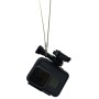 30 cm Action Camera Universal Screw Anti-Lost Wire Safety Rep för GoPro Fusion/Hero6/Hero5/Xiaoyi/Xiaomi (Black)