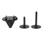 10 PCS Surf Snowboard Buckle Mount Holder for GoPro Hero11 Black / HERO10 Black / HERO9 Black /HERO8 / HERO7 /6 /5 /5 Session /4 Session /4 /3+ /3 /2 /1, Insta360 ONE R, DJI Osmo Action and Other Action Cameras(Black)