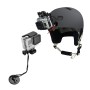 גלישה של פולוז גלישה סנובורד אבזם בטיחות רצועת רצועה עם כרית הרכבה של VHB עבור GoPro Hero11 Black /Hero10 שחור /Hero9 שחור /HERO8 /HERO7/6/5 /5 מושב /4 מושב /4/3 +/3/2 /1, INSTA360 ONE ONE R, DJI Osmo Action ומצלמות מצלמות פעולה אחרות