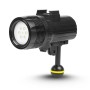 1500 Lumens 60m sous-marin de plongée LED Light Light Bright Video Lampe pour GoPro Hero7 / 6/5/5 Session / 4 Session / 4/3 + / 3/2/1, Xiaoyi et autres caméras d'action (noir)