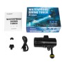 1500 Lumens 60m sous-marin de plongée LED Light Light Bright Video Lampe pour GoPro Hero7 / 6/5/5 Session / 4 Session / 4/3 + / 3/2/1, Xiaoyi et autres caméras d'action (noir)