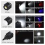 Puluz 60m的水下LED摄影填充灯7.4V /1100mAh潜水灯，用于GoPro Hero11黑色 /英雄10黑色 /英雄9黑色 /英雄8/6/5/5 /5 Sessive /4 Sessive /4/3+ /3+ /3 /2 /1，Insta360，一个R，DJI OSMO动作和其他动作摄像机（黑色）