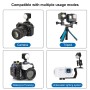 Puluz 60 m -es víz alatti LED -fényképezés Töltse ki a fényt 7,4 V /1100mAh búvárfény a GoPro Hero11 fekete /hero10 fekete /hero9 fekete /hero8 /hero7 /6/5 /5 munkamenet /4 /4 /3+ /2/1, Insta360, Insta360 Egy R, DJI OSMO akció és egyéb akció kamerák (feke