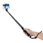 Anti-skid Extendable Self-portrait Handheld Diving Telescopic Monopod Holder Set with Phone Remote Controller & Tripod & Phone Holder for GoPro & Xiaoyi Camera & Smartphones, Full Length Max: about 1m(Blue)